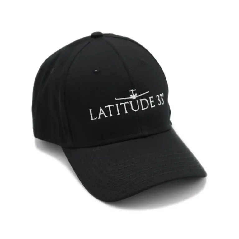 Latitude 33 Aviation Logo Golf Hat