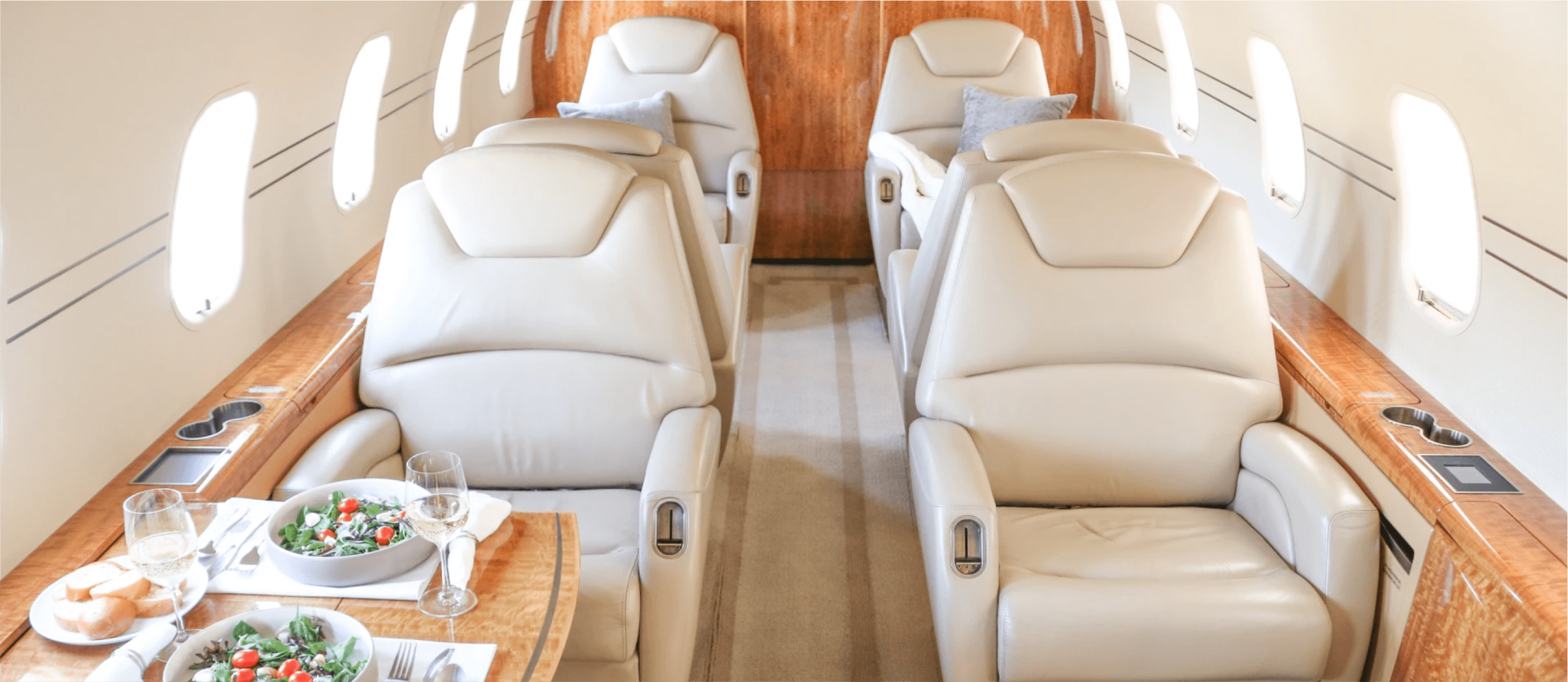 Mid Size Jet Innerview Super-Midsize Private Jets for Charter | Private Jet Fleet