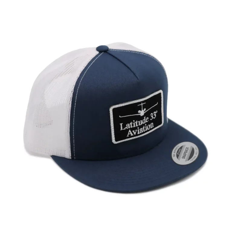 Latitude 33 Aviation Patch Trucker Hat