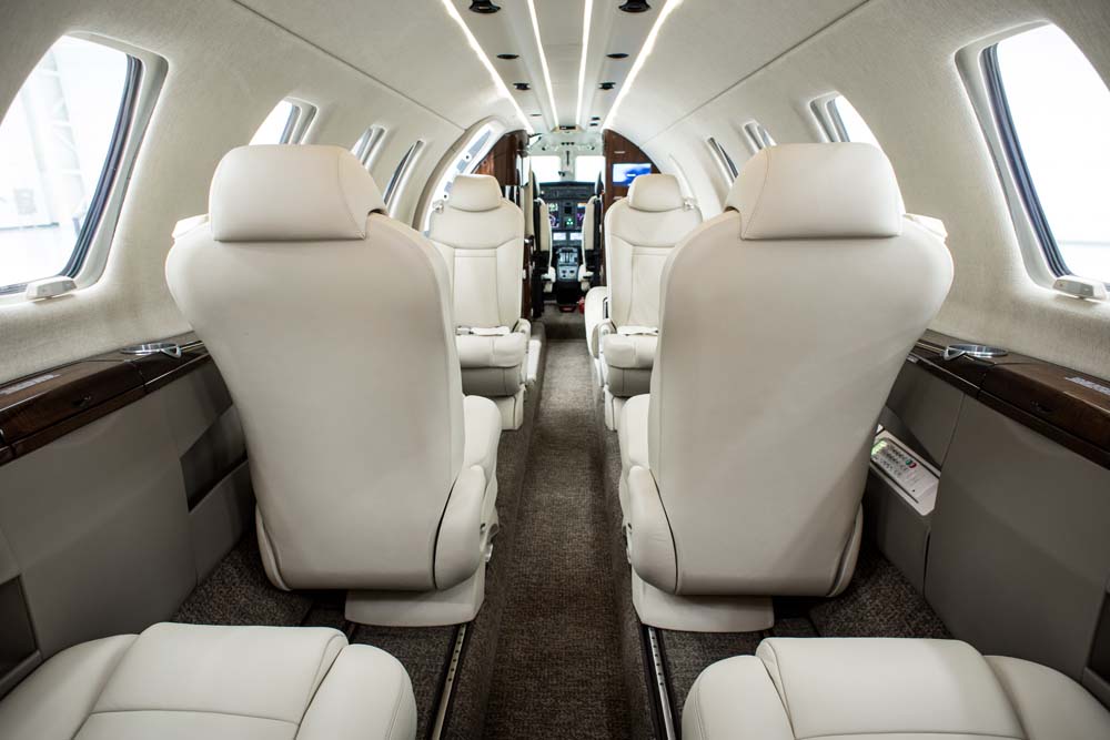 Citation CJ4 Business Jet Interior