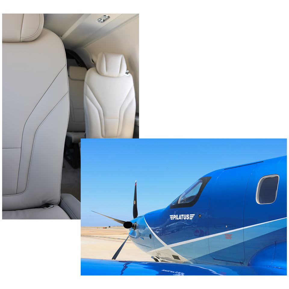 Latitude 33 Aviation 2020 Pilatus PC-12 For Charter Interior and Exterior