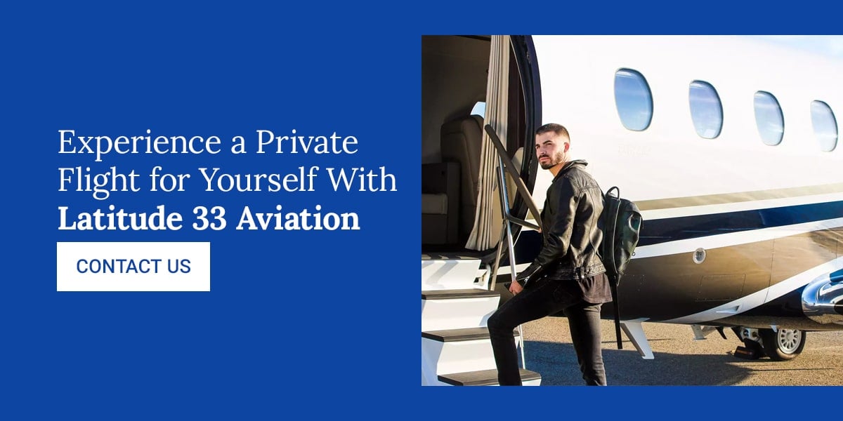 Experience a Private Flight for Yourself With Latitude 33 Aviation